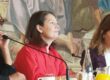 Marie-Pierre Rixain lors d’une conférence sur la visibilité des femmes et l’égalité professionnelle