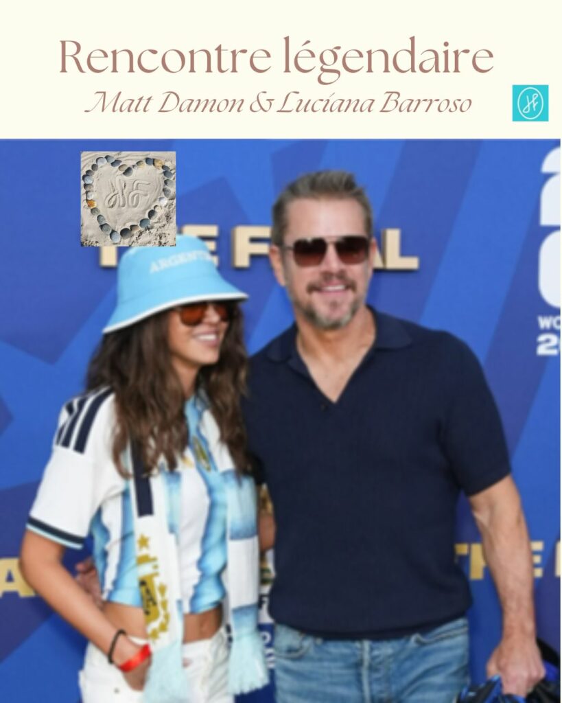 Matt Damon et Luciana Barroso lors d’un événement officiel, exemple de couple durable